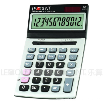 Calculadora de escritorio de doble dígito de 12 dígitos con pantalla inclinada fácil de usar (CA1195)